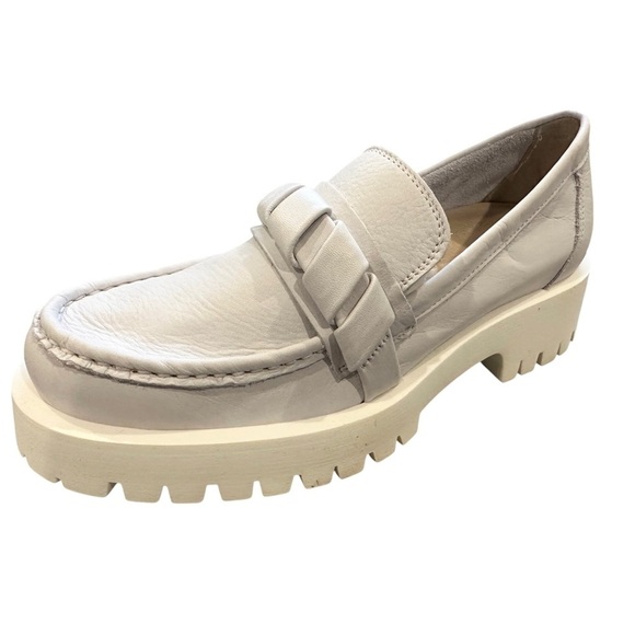 Miz Mooz 100% leather white loafer shoes size 8 New in box - Picture 4 of 9